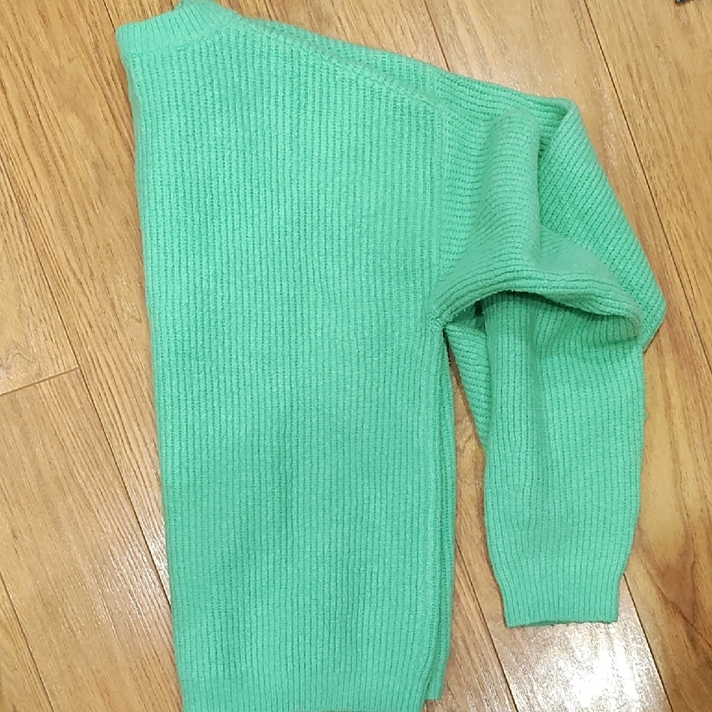 a new day Mint Sweater with Cherry Detail - Picture 5 of 5